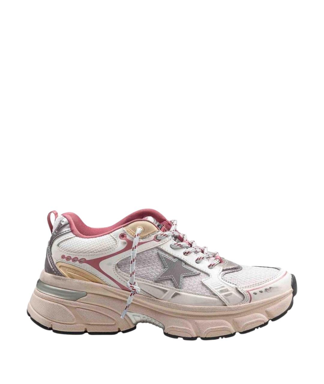 GOLDEN GOOSE Белые кожаные кроссовки, фото 1