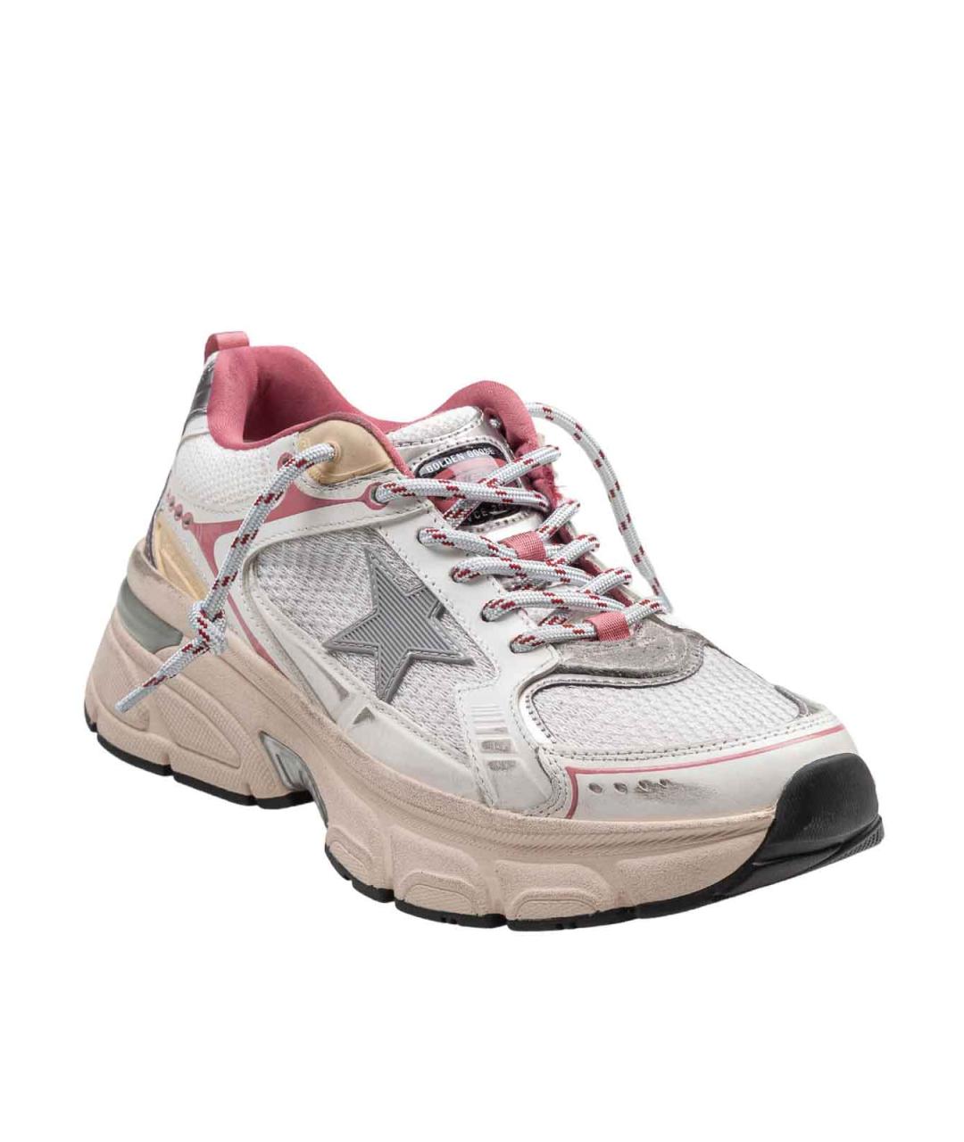 GOLDEN GOOSE Белые кожаные кроссовки, фото 2