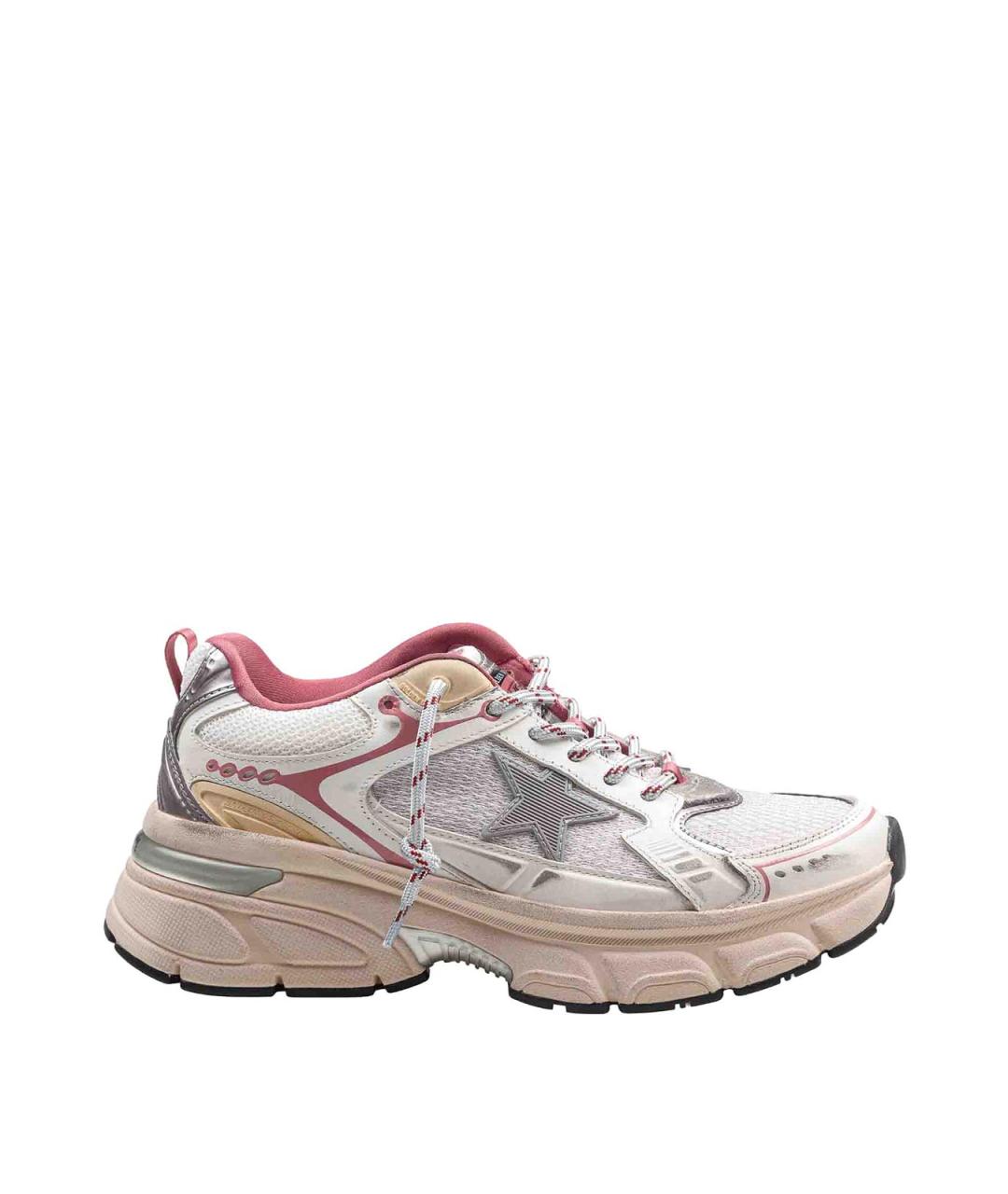 GOLDEN GOOSE Белые кожаные кроссовки, фото 1