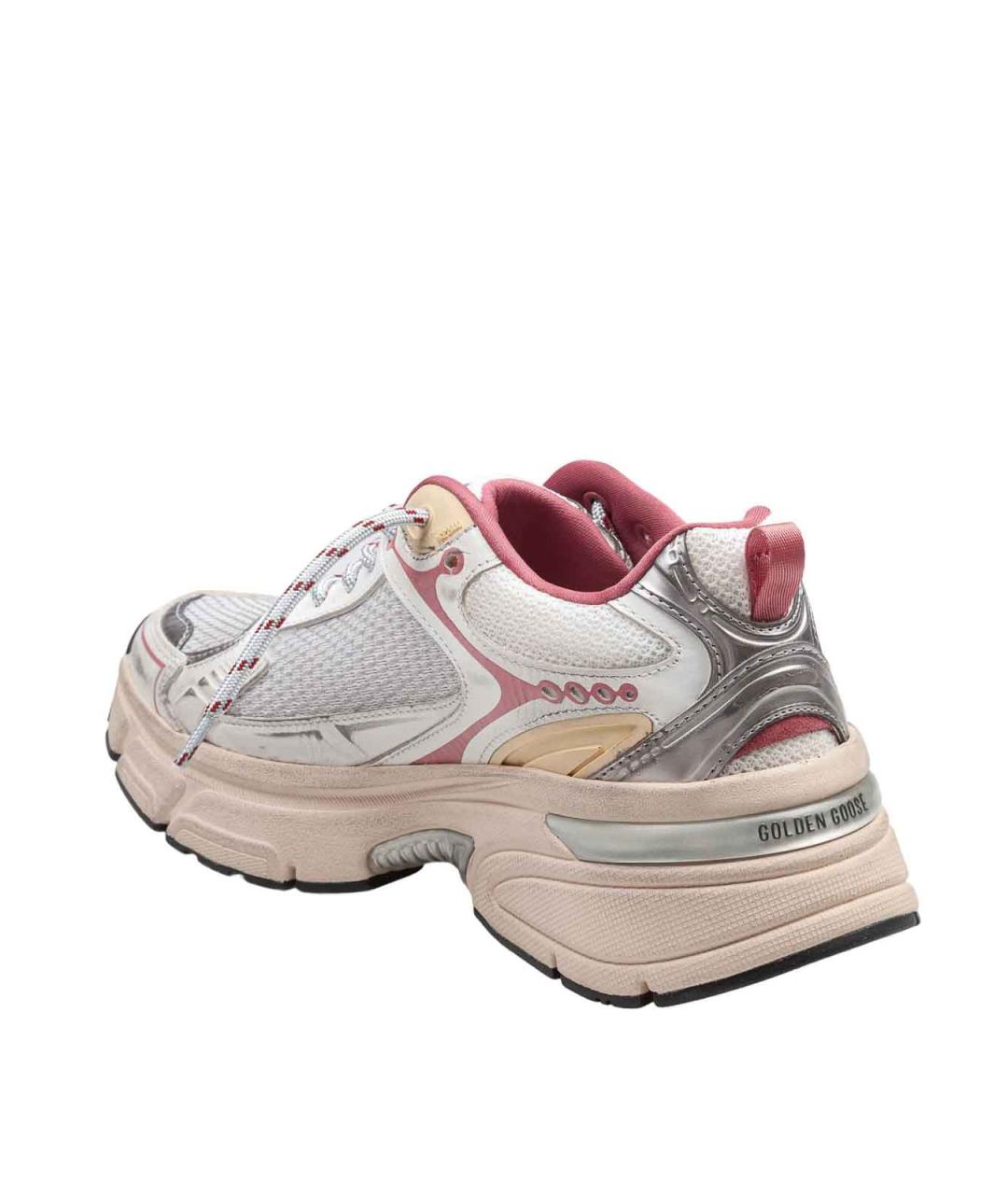 GOLDEN GOOSE Белые кожаные кроссовки, фото 4
