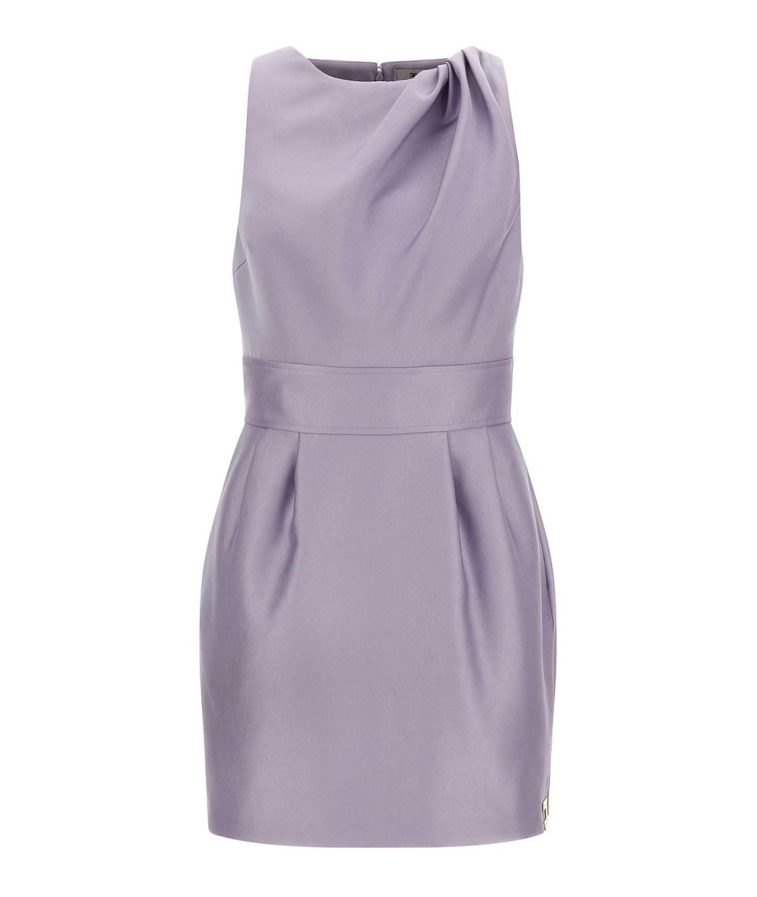 ELISABETTA FRANCHI Фиолетовое повседневное платье, фото 1