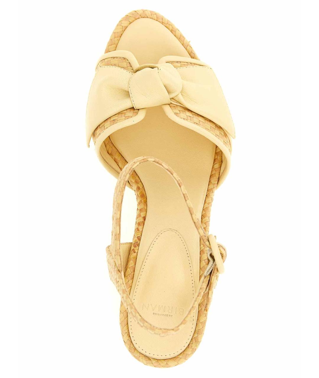 ALEXANDRE BIRMAN Желтые босоножки, фото 4