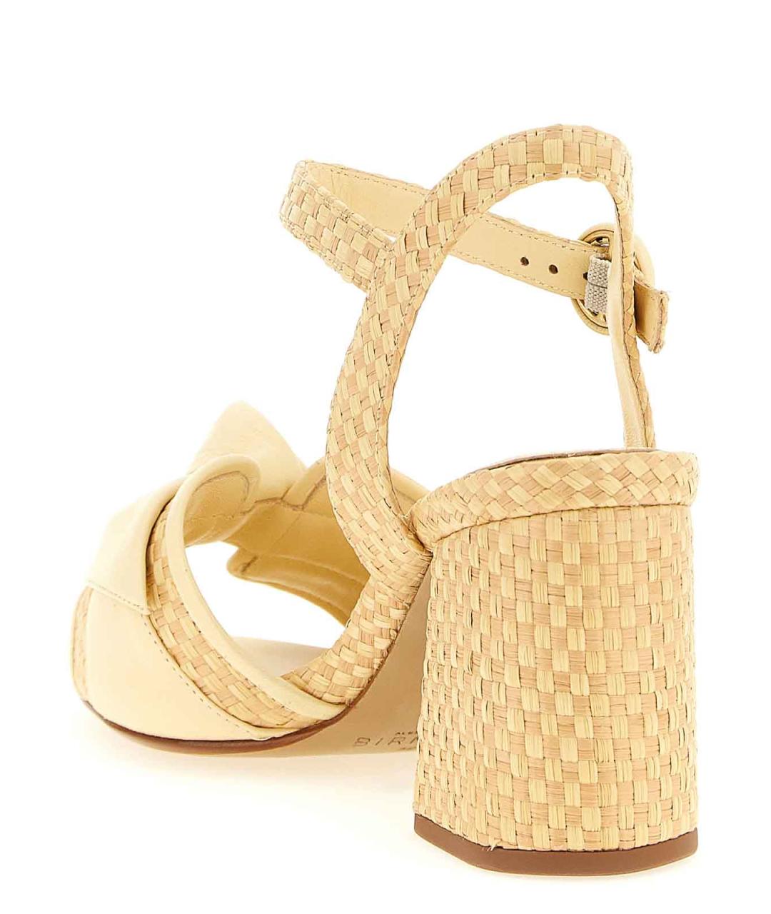 ALEXANDRE BIRMAN Желтые босоножки, фото 3