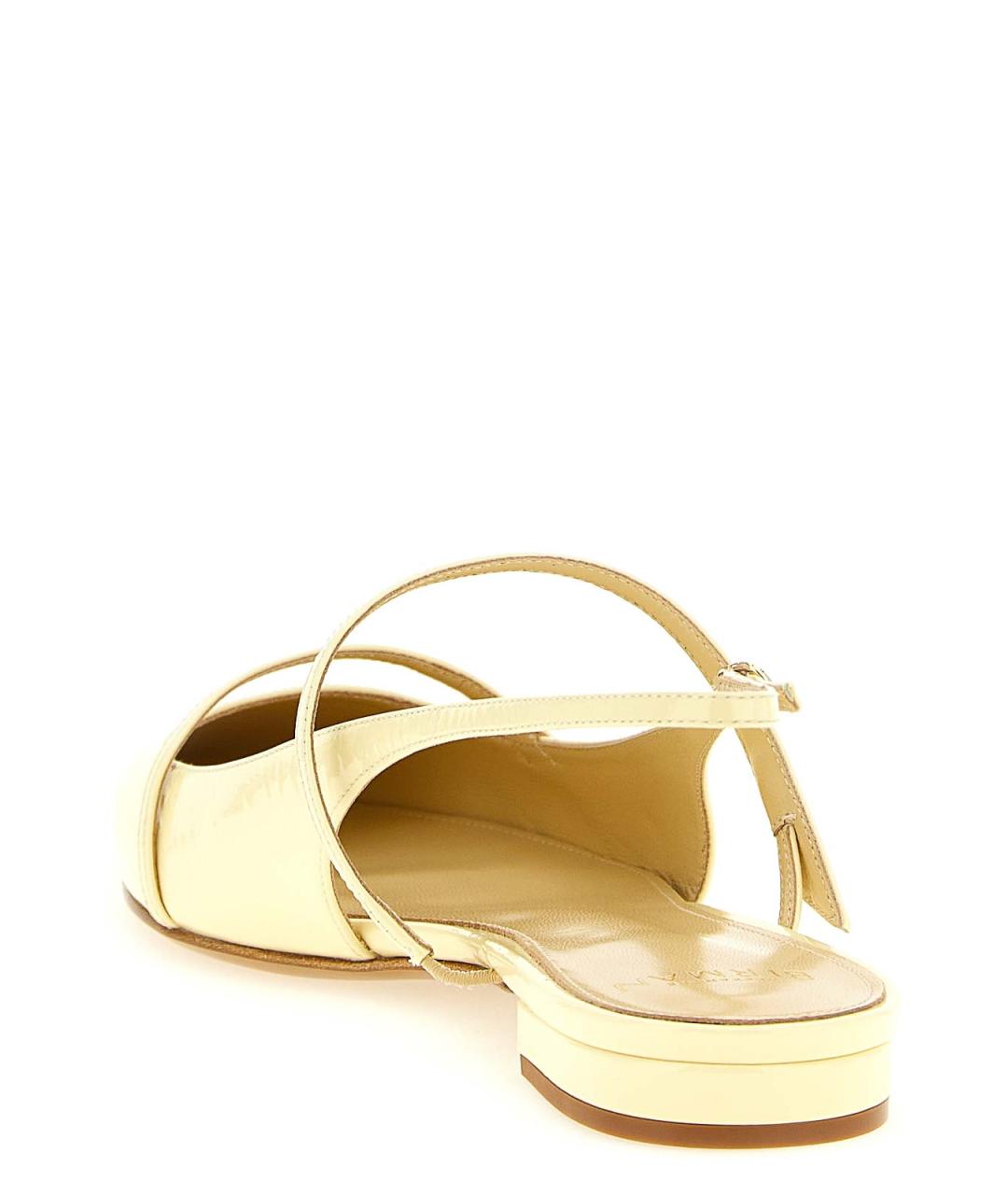 ALEXANDRE BIRMAN Желтые кожаные балетки, фото 3