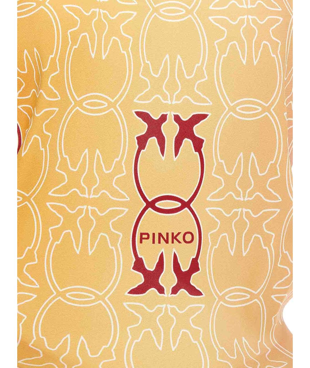 PINKO Розовая вискозная майка, фото 4