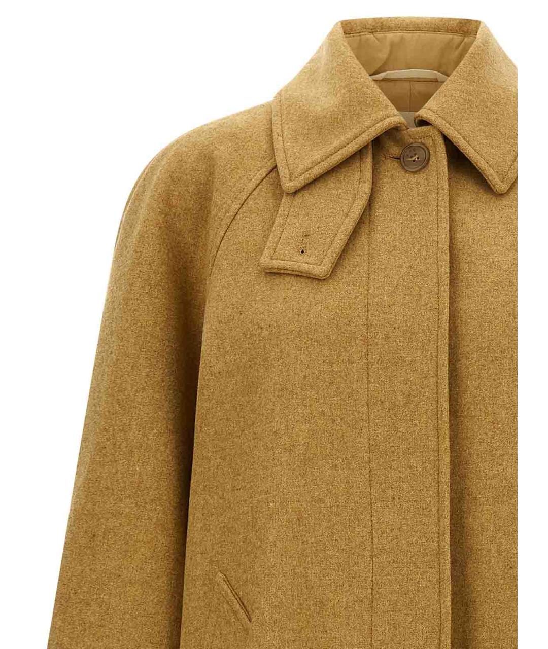 A.P.C. Бежевое шерстяное пальто, фото 3