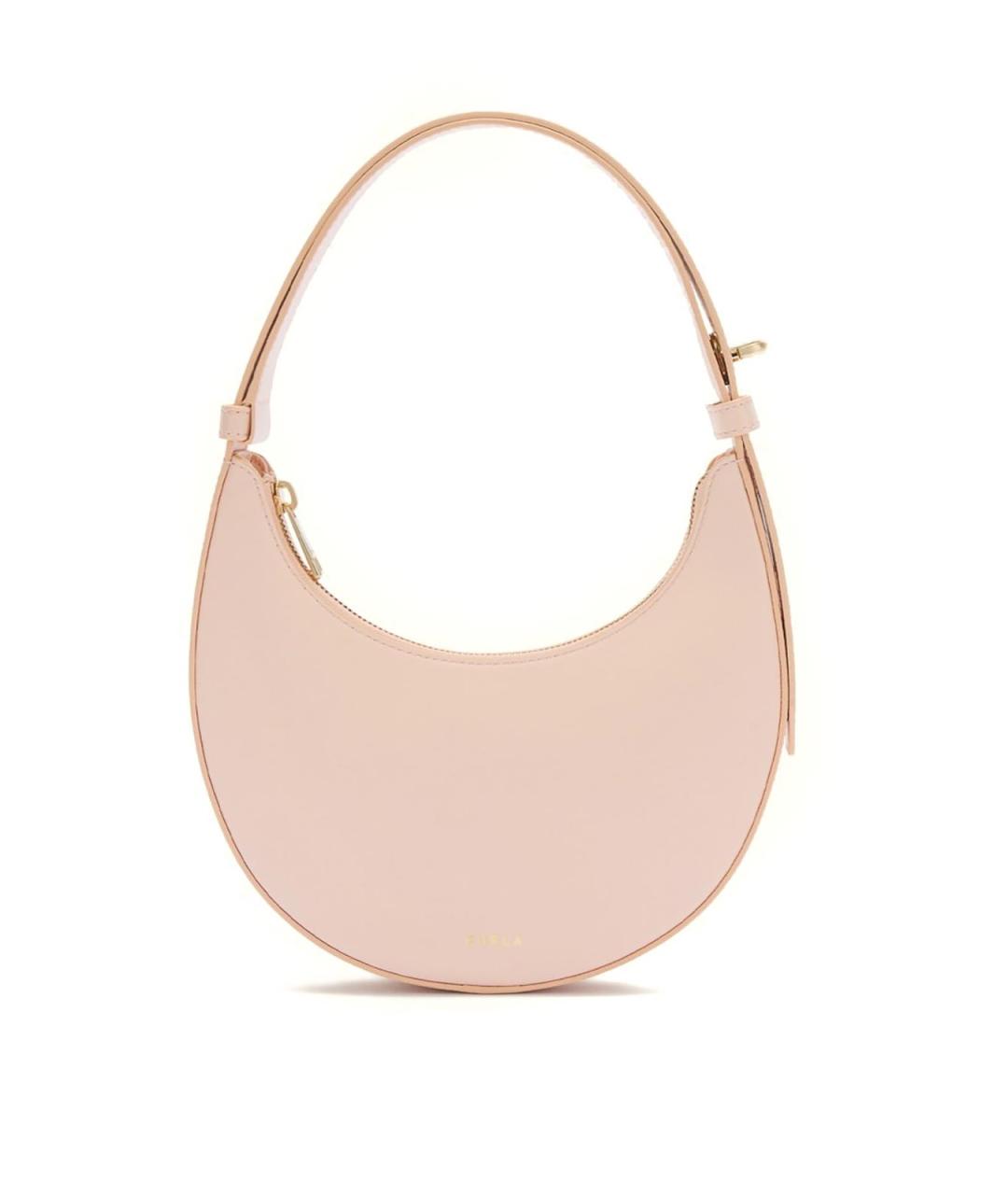 FURLA Бежевая кожаная сумка через плечо, фото 1