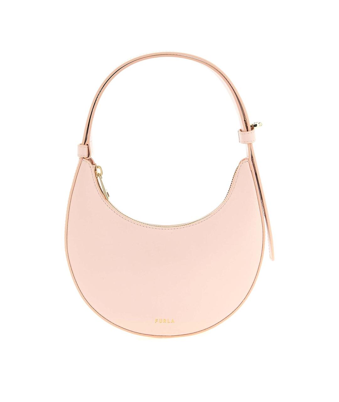 FURLA Бежевая кожаная сумка через плечо, фото 1