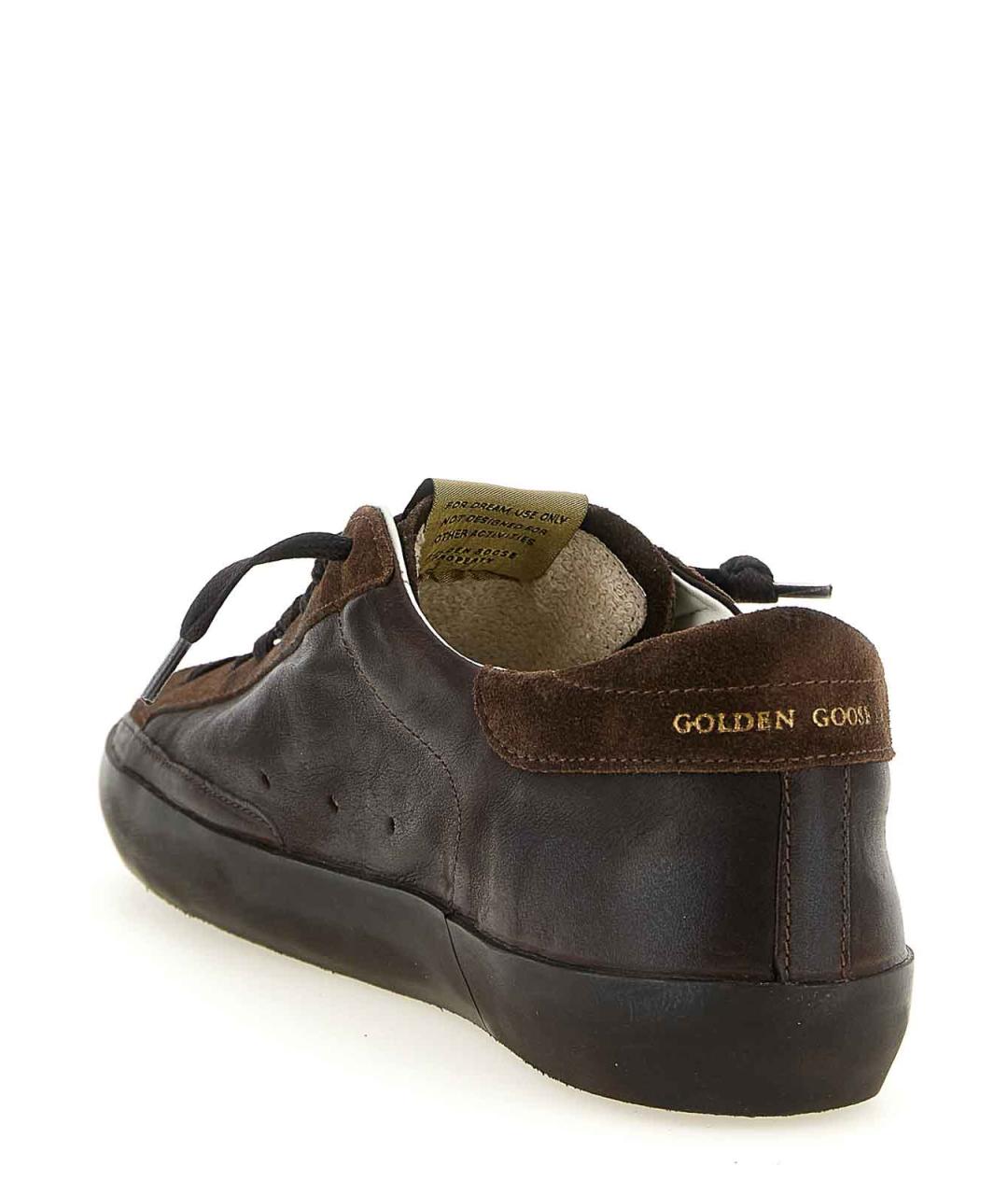 GOLDEN GOOSE DELUXE BRAND Бежевые замшевые низкие кроссовки / кеды, фото 3