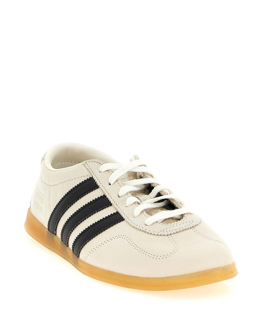 ADIDAS Бежевые замшевые низкие кроссовки / кеды, фото 2