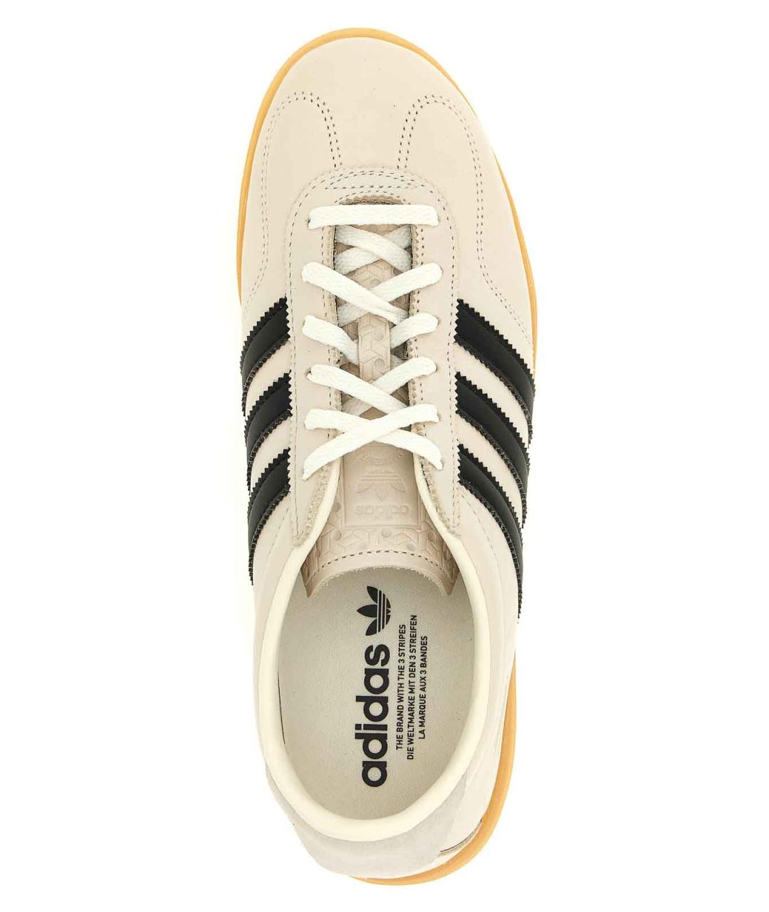 ADIDAS Бежевые замшевые низкие кроссовки / кеды, фото 4