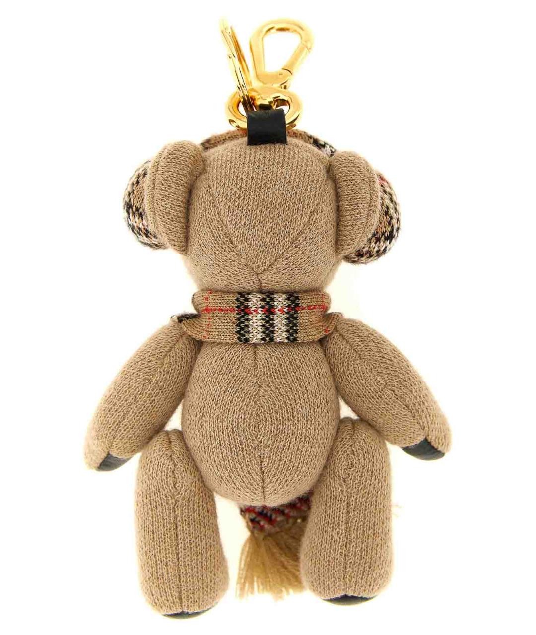 BURBERRY Бежевый брелок, фото 2