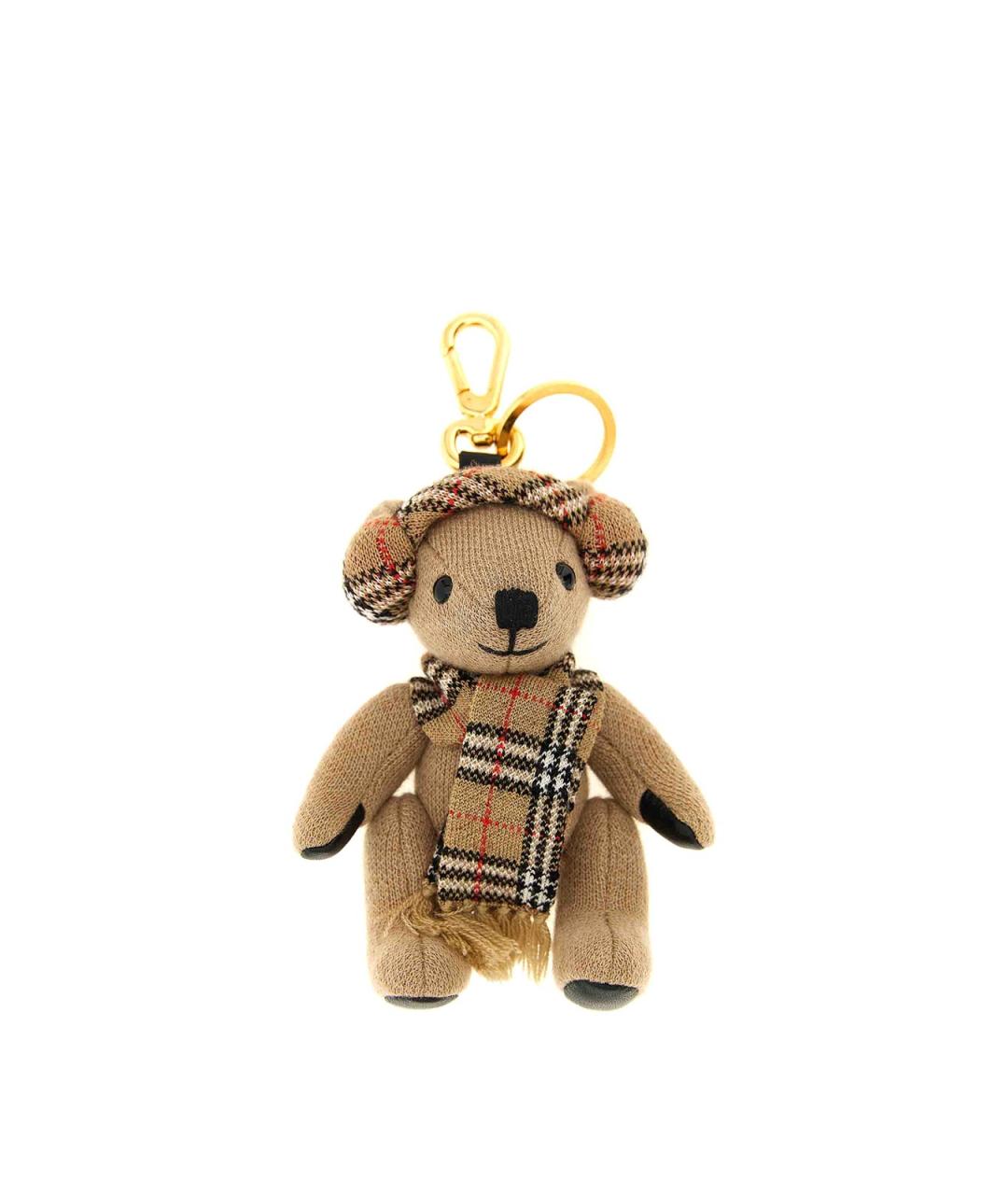 BURBERRY Бежевый брелок, фото 1
