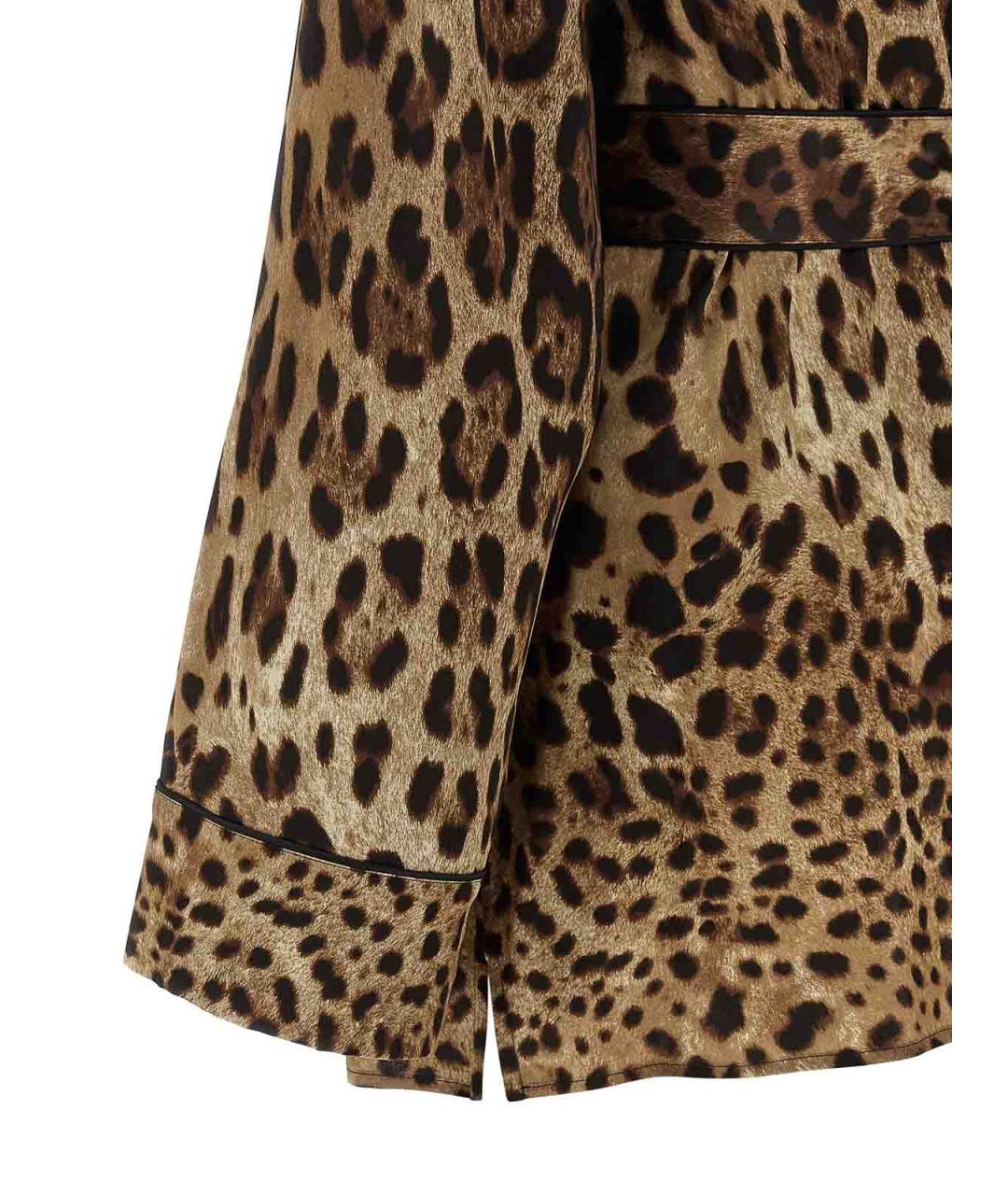 DOLCE&GABBANA Мульти шелковая рубашка, фото 4