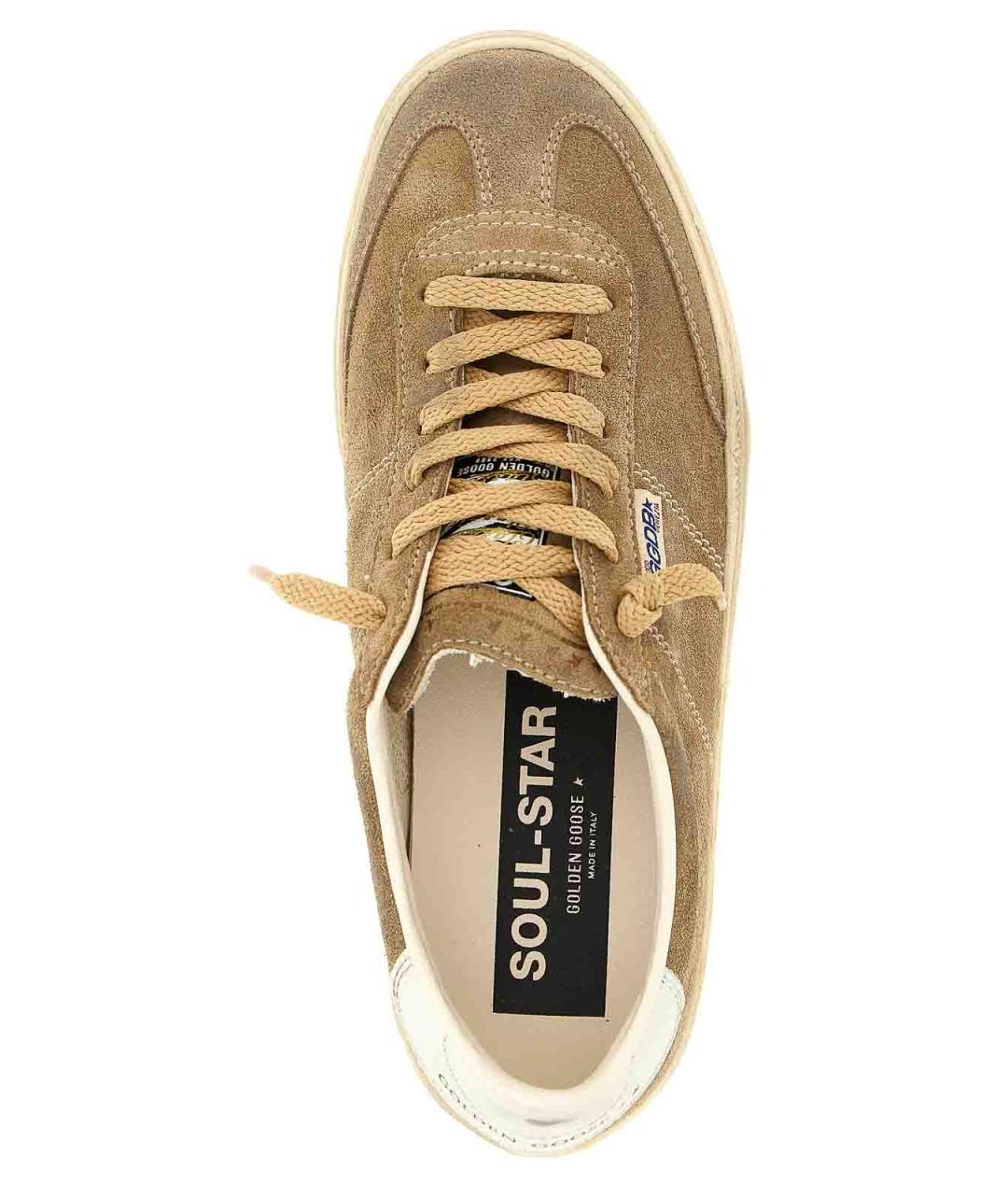 GOLDEN GOOSE Коричневые замшевые кеды, фото 4