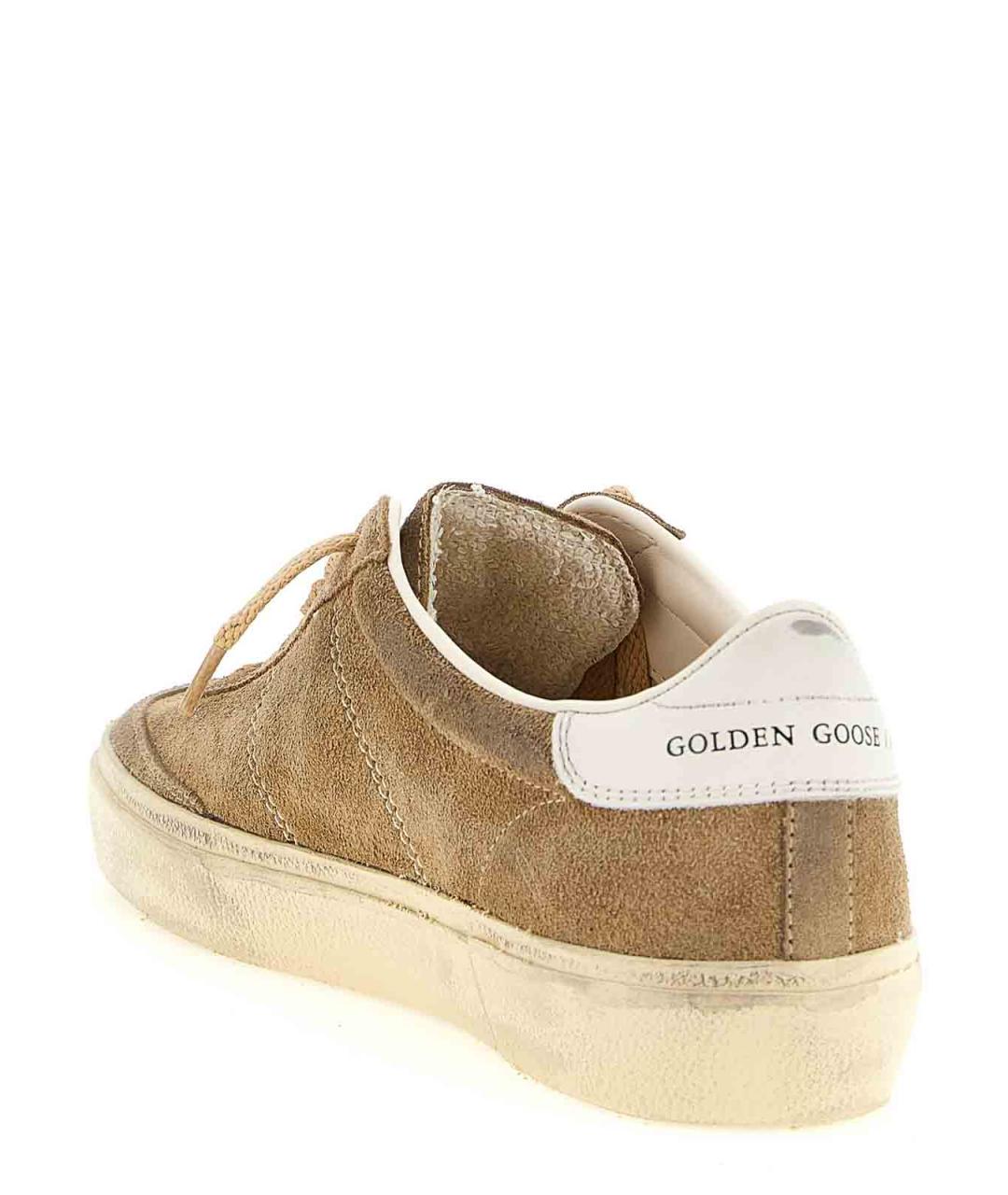 GOLDEN GOOSE Коричневые замшевые кеды, фото 3