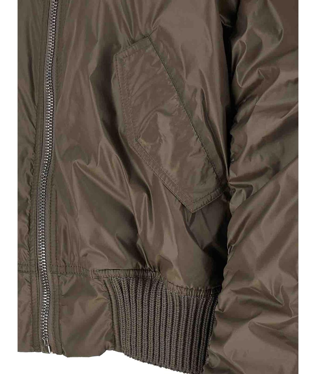 RICK OWENS Серая полиамидовая куртка, фото 4