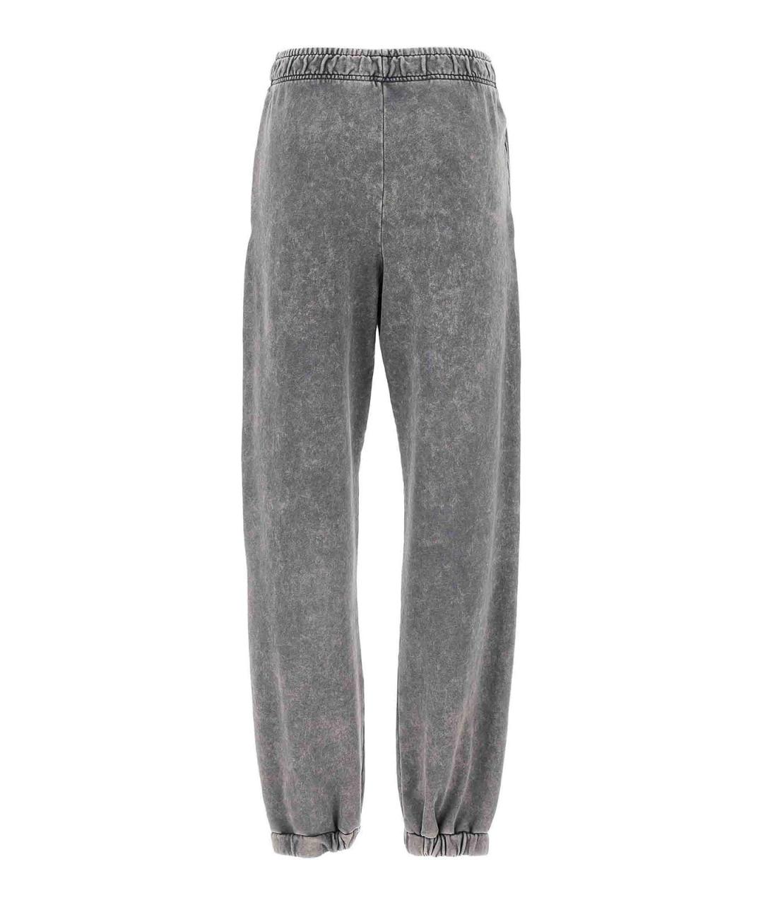 PINKO Серые хлопковые спортивные брюки и шорты, фото 2