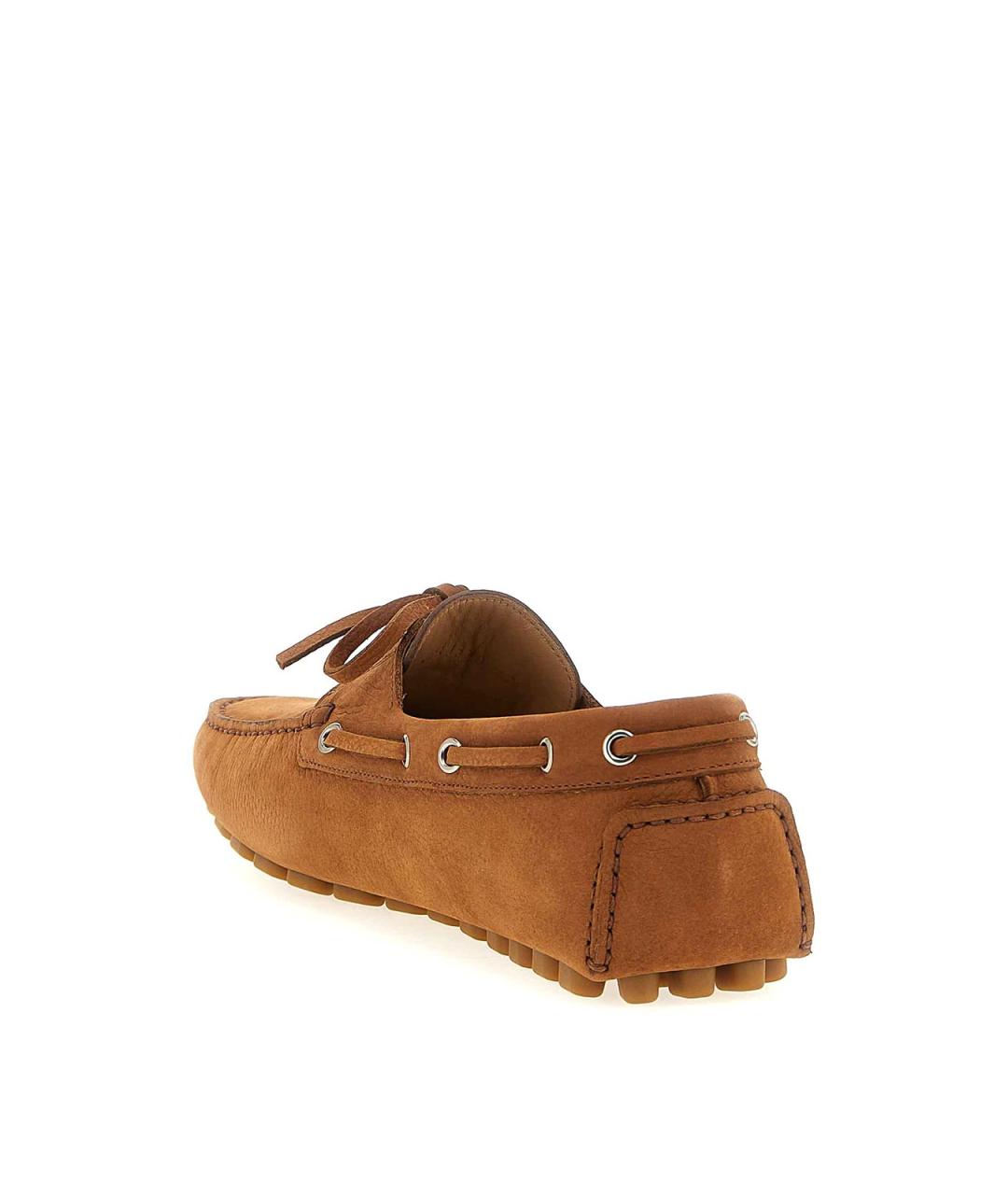 VALENTINO Коричневые кожаные лоферы, фото 3
