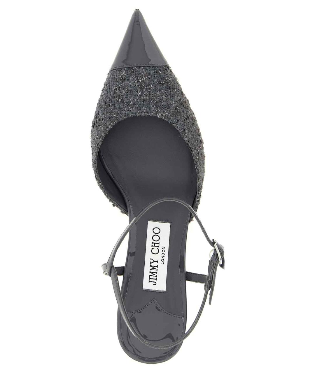 JIMMY CHOO Серые кожаные туфли, фото 4