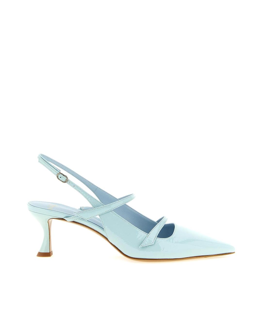 ALEXANDRE BIRMAN Голубые кожаные туфли, фото 1