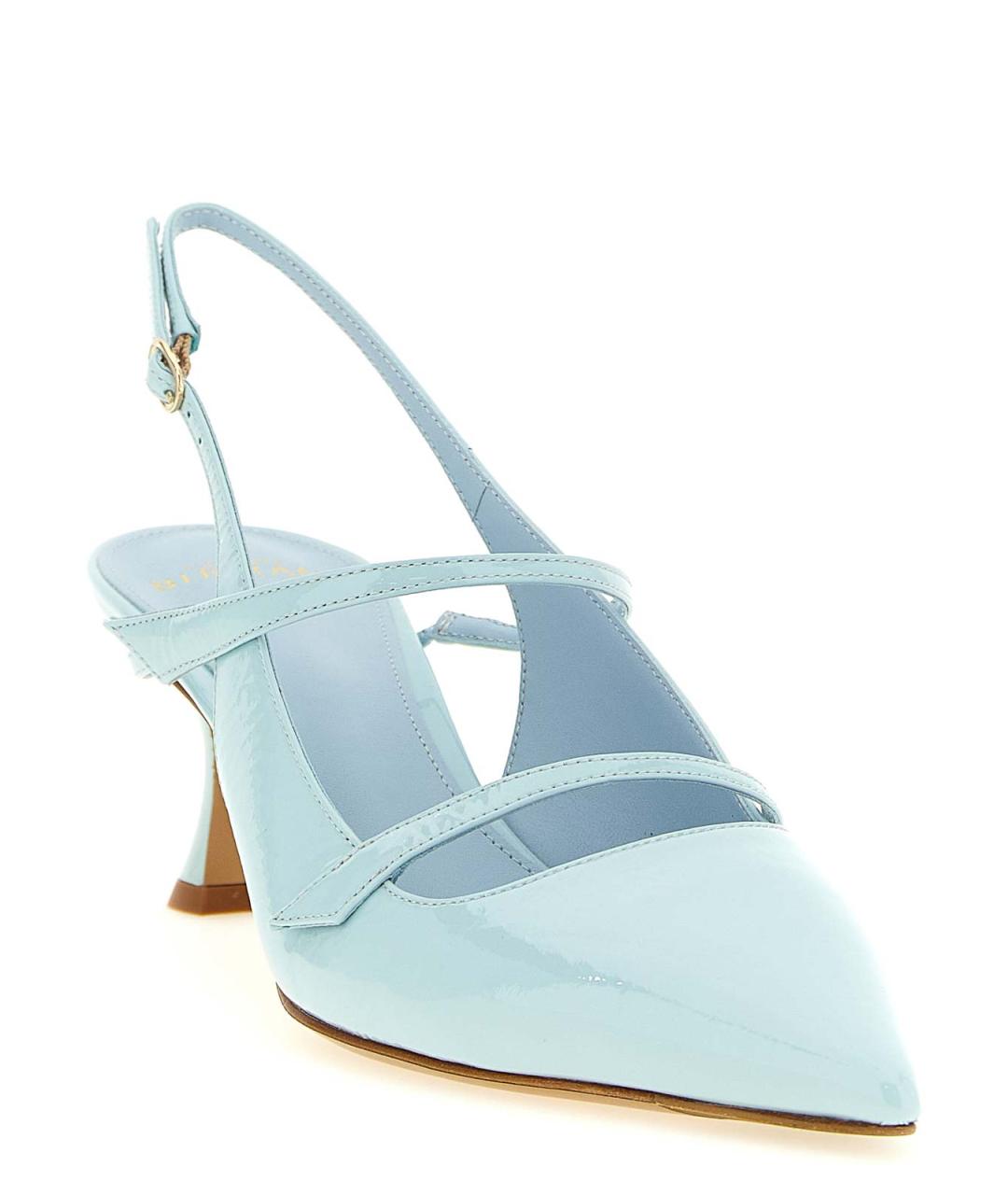 ALEXANDRE BIRMAN Голубые кожаные туфли, фото 2