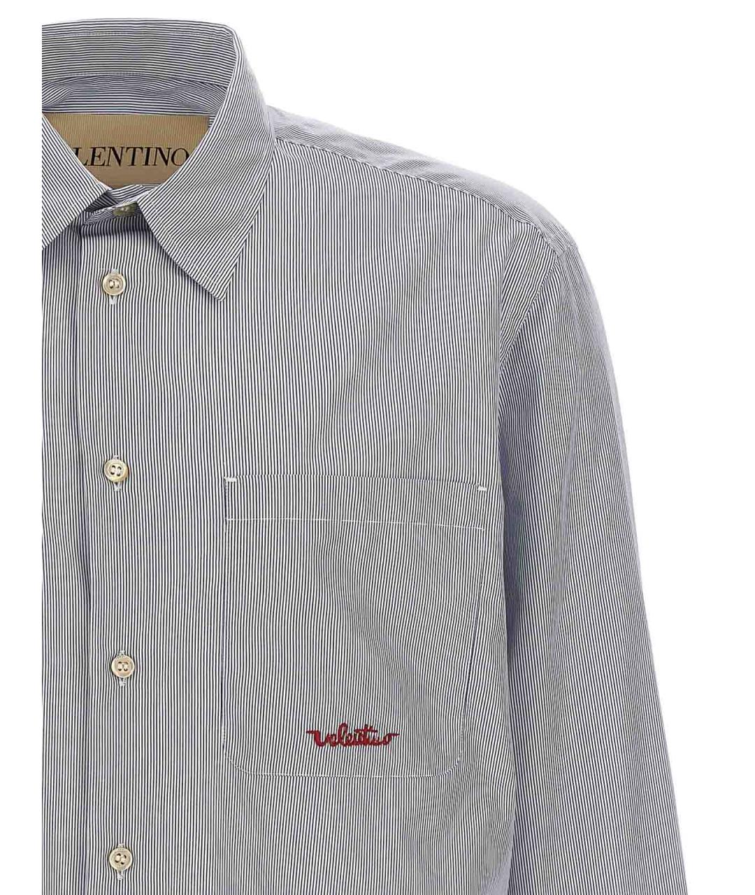 VALENTINO Мульти хлопковая классическая рубашка, фото 3