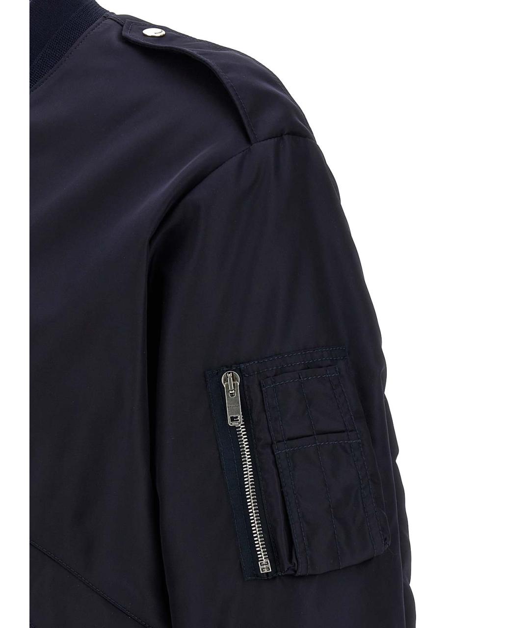 GIVENCHY Темно-синяя полиамидовая куртка, фото 4