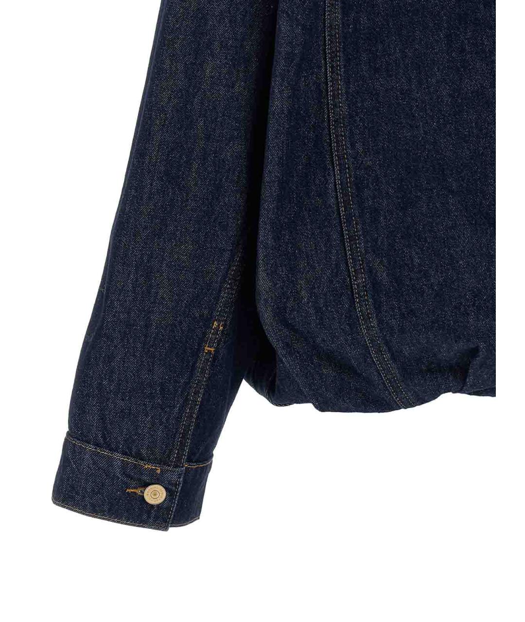 7 FOR ALL MANKIND Синяя хлопковая рубашка, фото 4