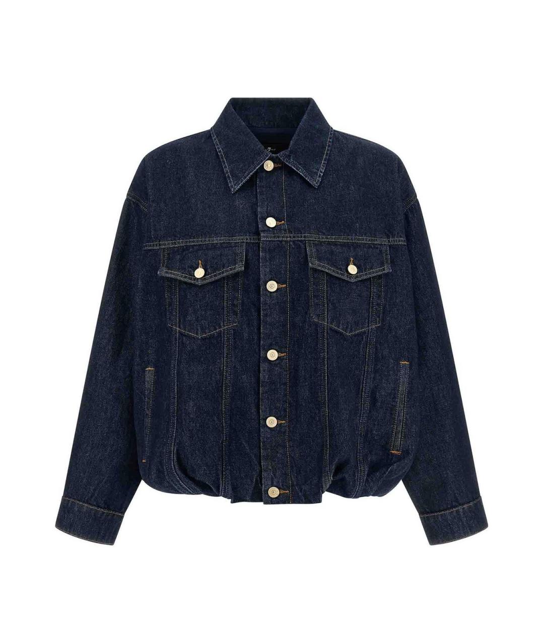 7 FOR ALL MANKIND Синяя хлопковая рубашка, фото 1