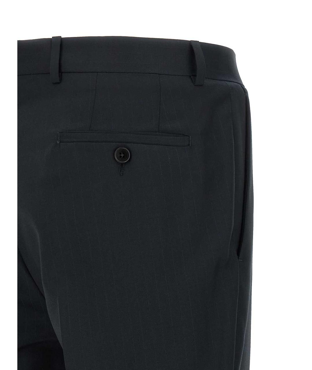 ZEGNA Темно-синий классический костюм, фото 5