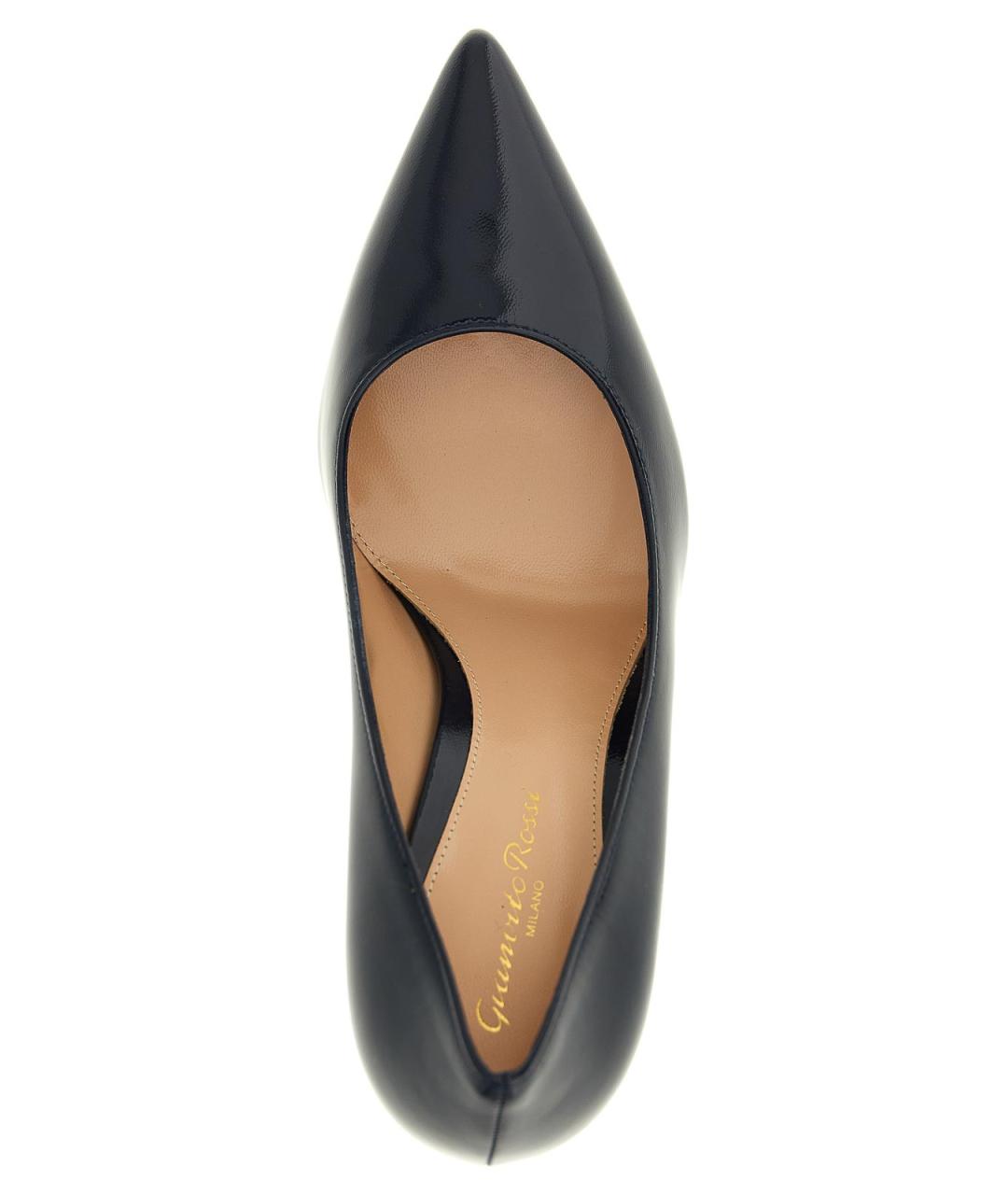 GIANVITO ROSSI Синие кожаные туфли, фото 4