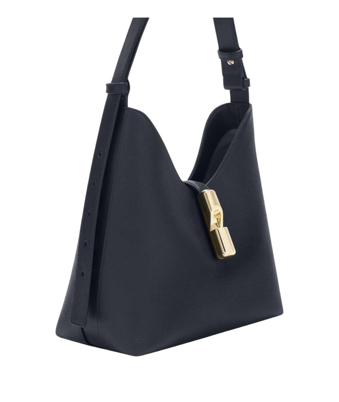 FURLA Синяя кожаная сумка тоут, фото 2