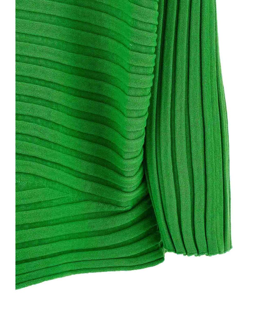 ISSEY MIYAKE Зеленый кашемировый джемпер / свитер, фото 4