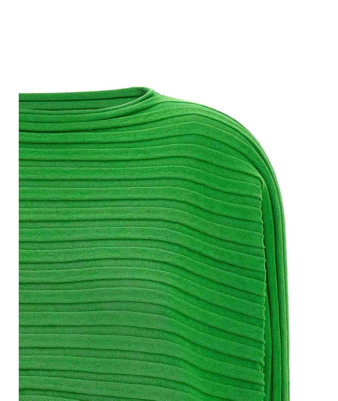 ISSEY MIYAKE Зеленый кашемировый джемпер / свитер, фото 3