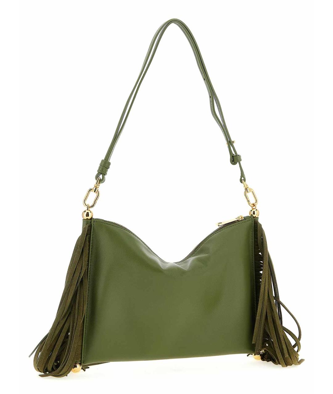 FURLA Зеленая кожаная сумка через плечо, фото 2