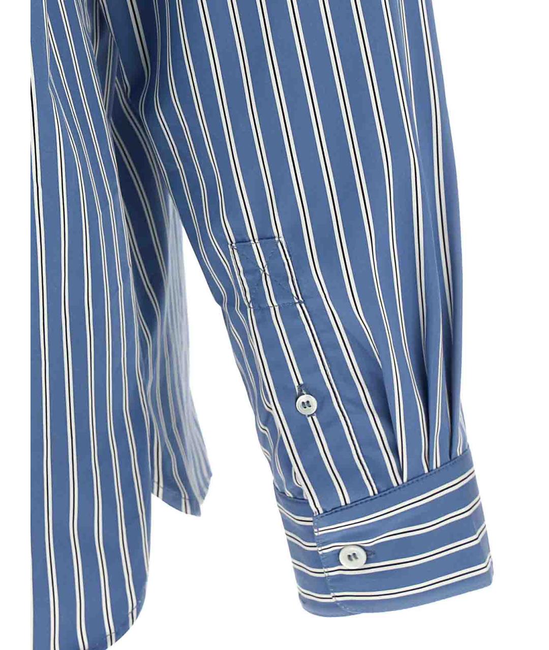 A.P.C. Синяя хлопковая классическая рубашка, фото 4