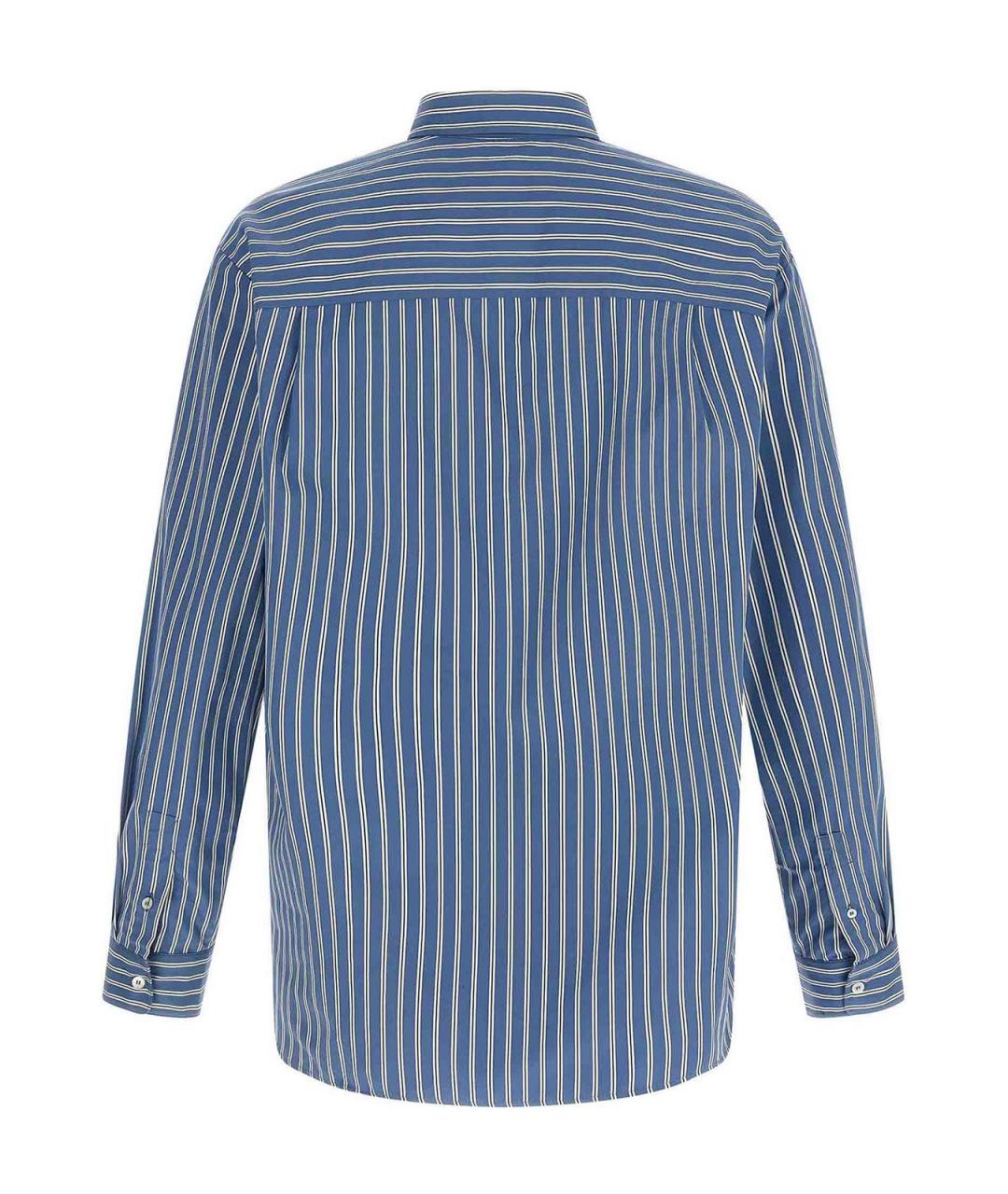 A.P.C. Синяя хлопковая классическая рубашка, фото 2