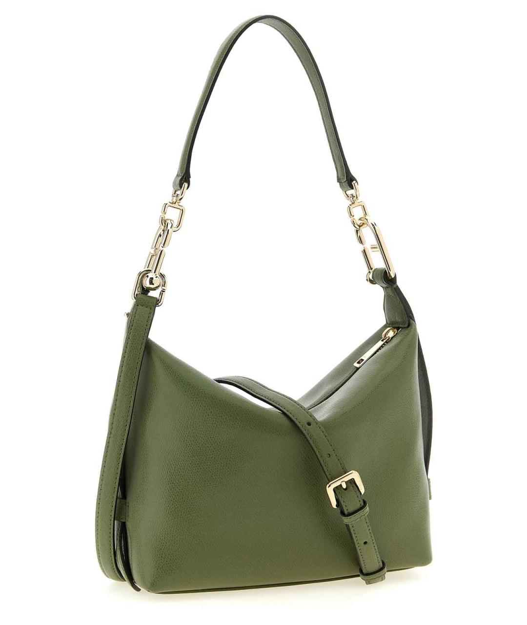 FURLA Зеленая кожаная сумка через плечо, фото 2