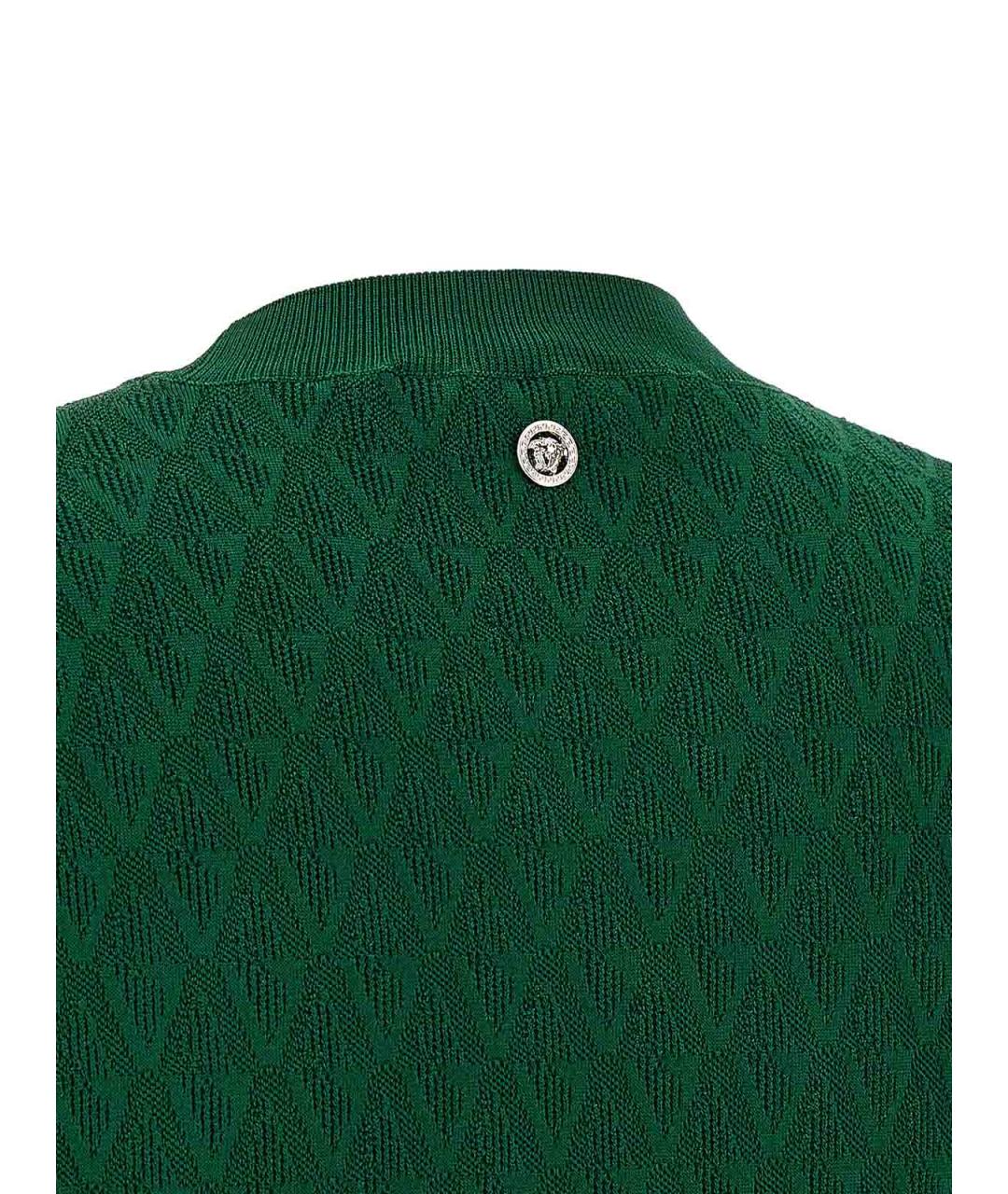 VERSACE Зеленая футболка, фото 4