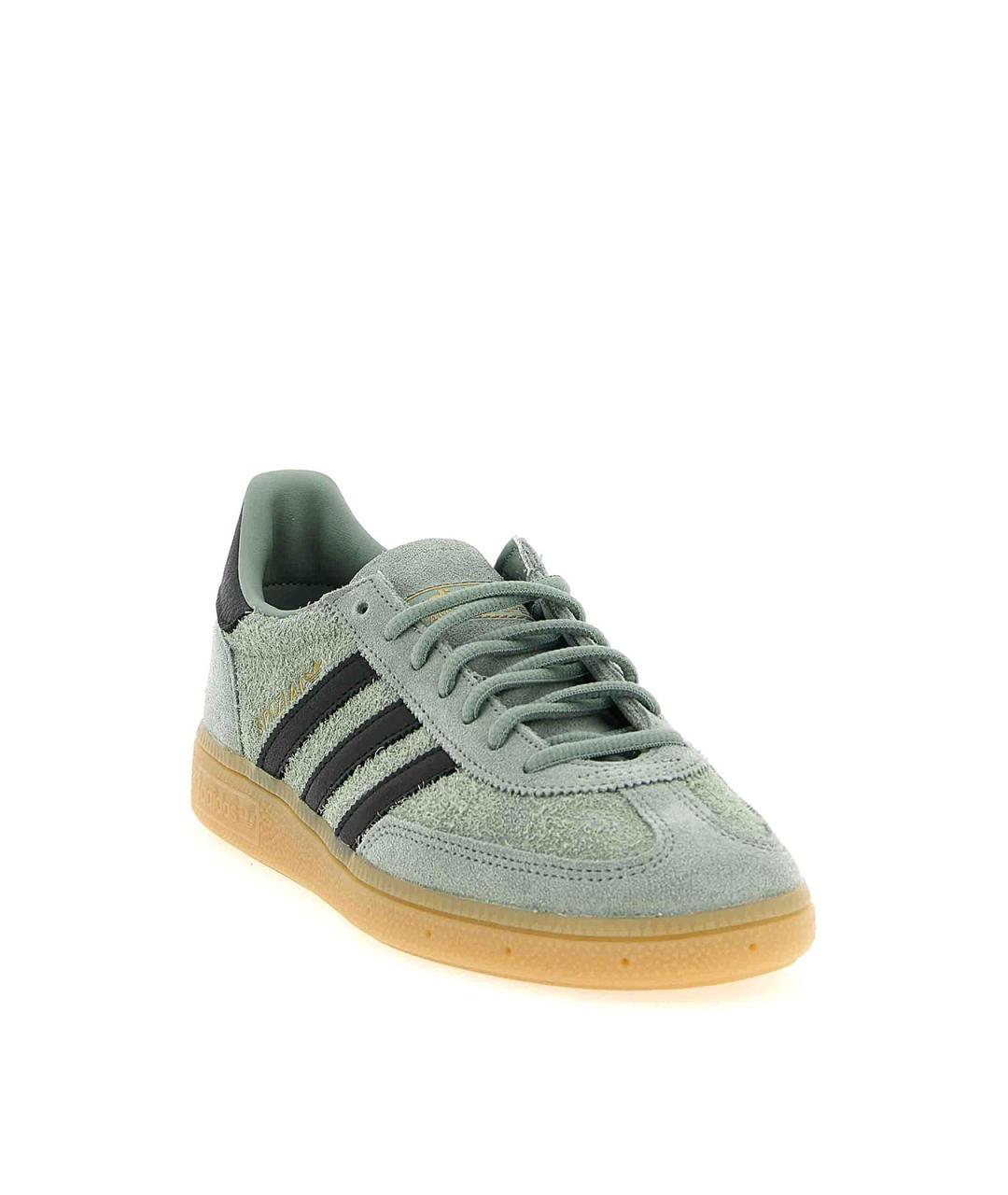 ADIDAS Зеленые замшевые низкие кроссовки / кеды, фото 2
