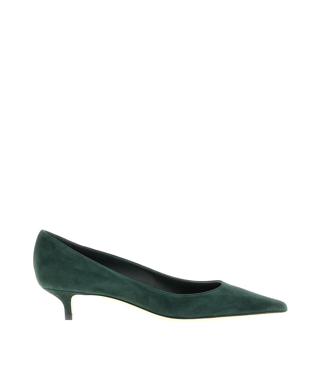 JIMMY CHOO Зеленые замшевые туфли, фото 1