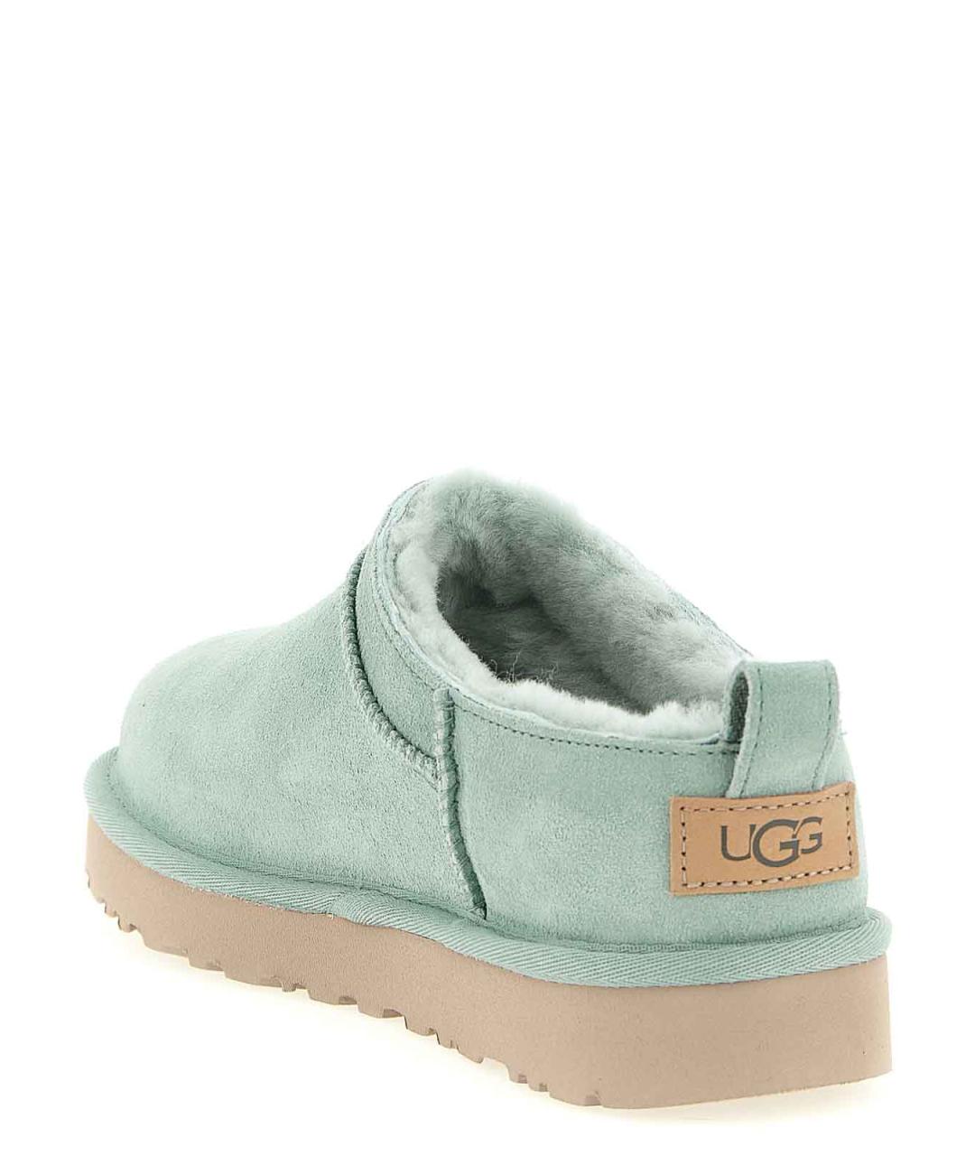 UGG Салатовые замшевые полусапоги, фото 3