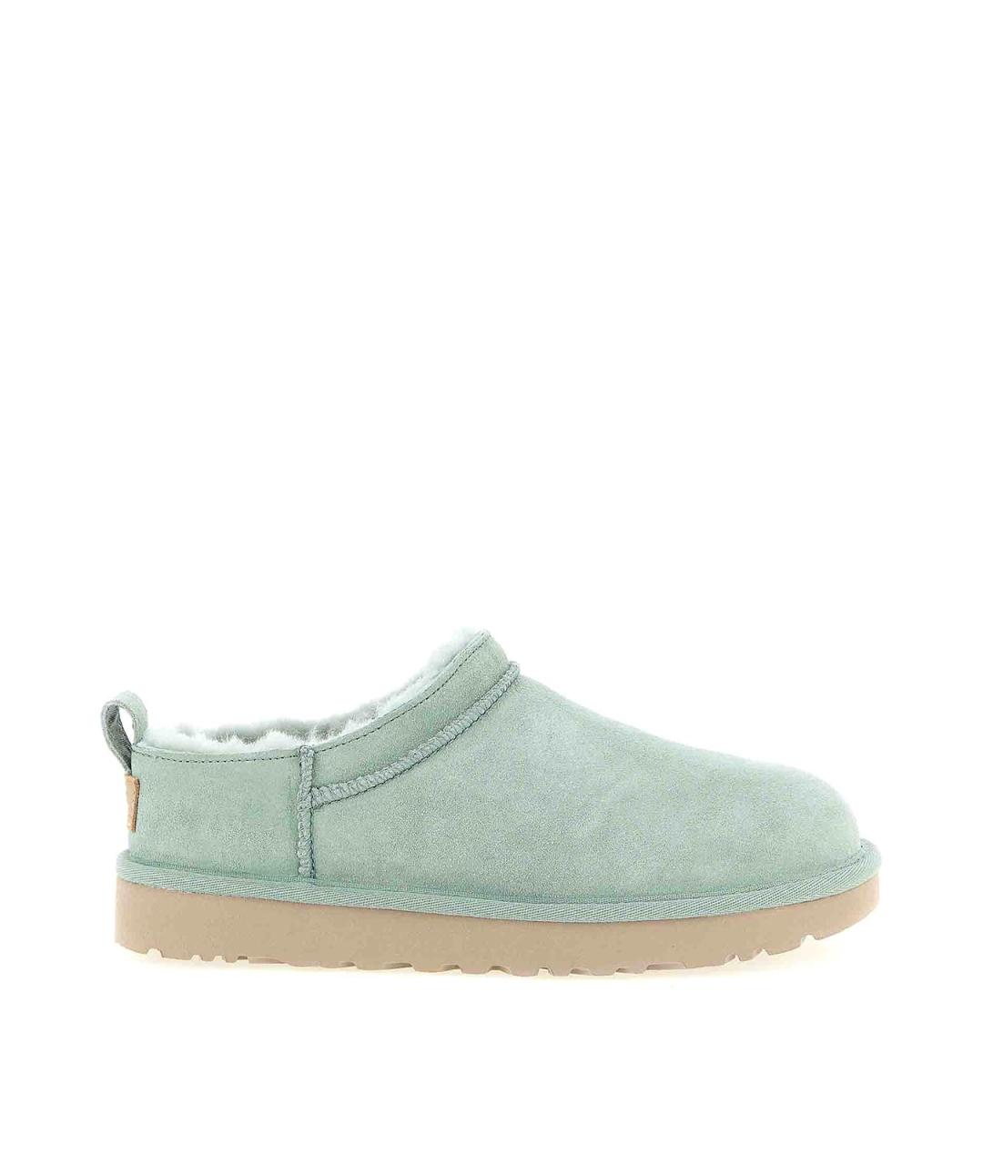 UGG Салатовые замшевые полусапоги, фото 1