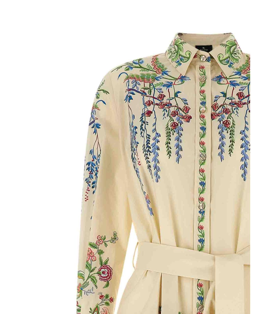 ETRO Мульти хлопковое повседневное платье, фото 3