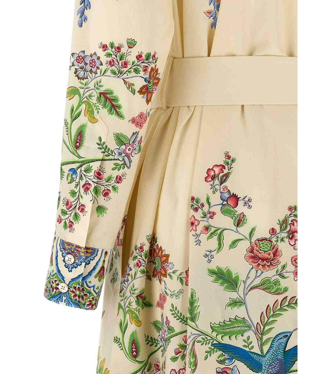 ETRO Мульти хлопковое повседневное платье, фото 4