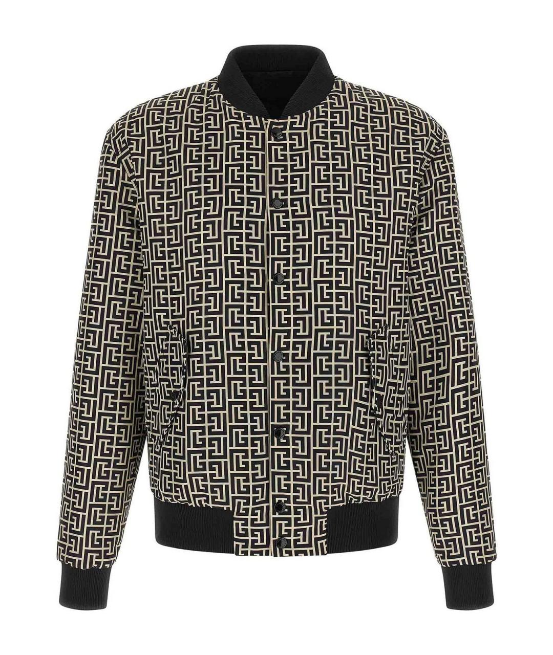 BALMAIN Черная полиамидовая куртка, фото 1