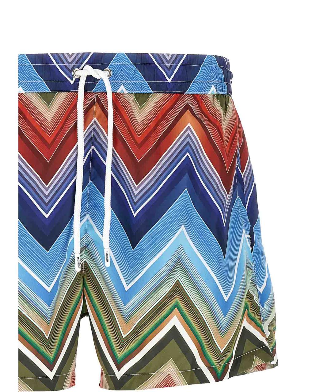 MISSONI Мульти полиэстеровые шорты, фото 3