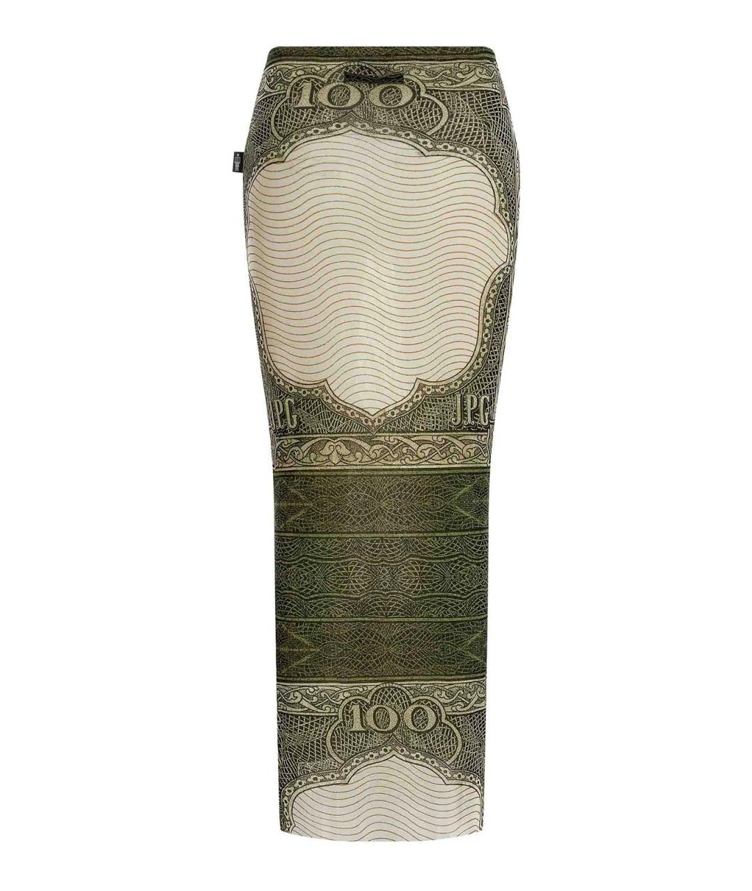 JEAN PAUL GAULTIER Мульти полиамидовая юбка макси, фото 2