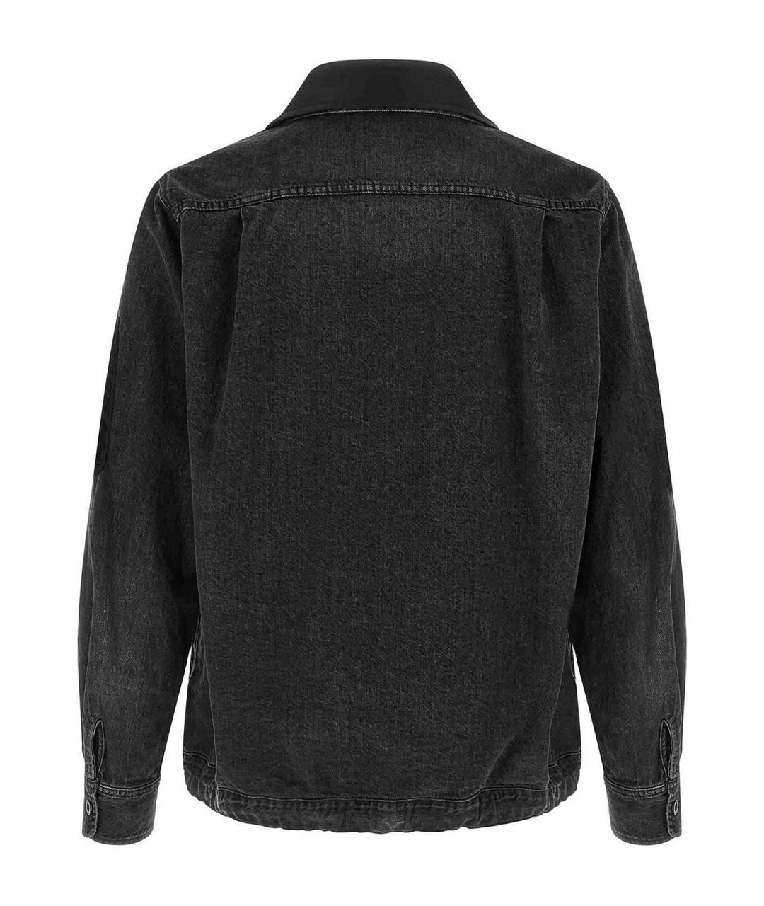 SACAI Черная хлопковая куртка, фото 3